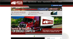 Desktop Screenshot of fletesmylsa.com