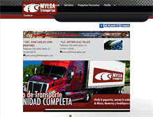 Tablet Screenshot of fletesmylsa.com